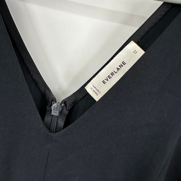 Everlane The Ultimate Jumpsuit in black Size 12 NWOT - Picture 3 of 10
